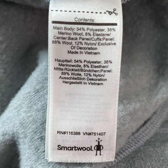 Smartwool Women's Merino Wool Poly Blend Sport Fleece 1/2 Zip Size Medium - Picture 9 of 10